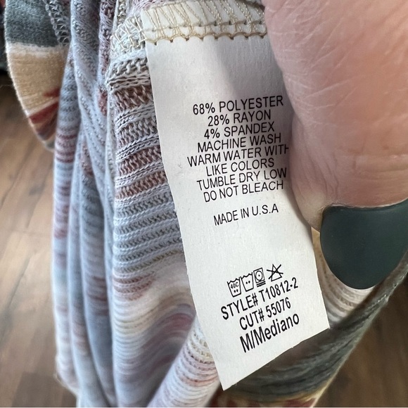 First Love Aztec cowl neck SZ MED - Picture 4 of 4